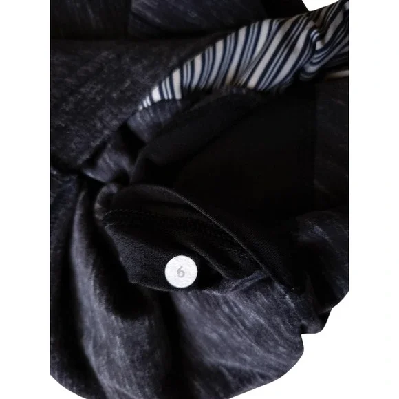 Lululemon Women's Find Your Centre Wrap Heathered Marled Black Jacket Size 6 - Picture 14 of 14